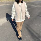 ニットフードボアベスト | non-hedge  | 詳細画像8 