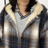 暖チェックフードシャツ | non-hedge  | 詳細画像12 