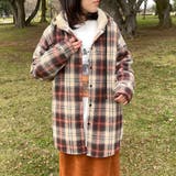 暖チェックフードシャツ | non-hedge  | 詳細画像1 