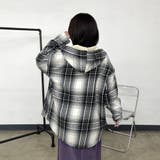 暖チェックフードシャツ | non-hedge  | 詳細画像30 