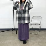 暖チェックフードシャツ | non-hedge  | 詳細画像31 