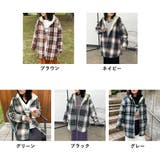 暖チェックフードシャツ | non-hedge  | 詳細画像38 