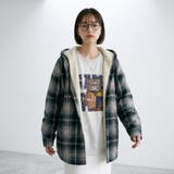 暖チェックフードシャツ | non-hedge | 詳細画像4