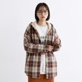 暖チェックフードシャツ | non-hedge | 詳細画像17