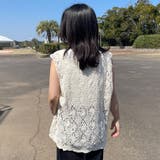 Vネッククロシェベスト | non-hedge | 詳細画像18