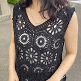 ブラック | 2WAYクロシェベスト | non-hedge
