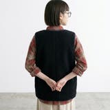 デニムボアリバーシブルベスト | non-hedge | 詳細画像11