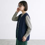 デニムボアリバーシブルベスト | non-hedge | 詳細画像15