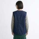 デニムボアリバーシブルベスト | non-hedge | 詳細画像16