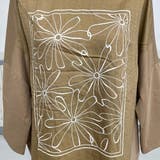 花モチーフ7分袖プルオーバー | non-hedge | 詳細画像17