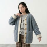 ニットフードボアコート | non-hedge  | 詳細画像2 