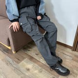 チャコール | ストレッチツイルカーゴパンツ | non-hedge