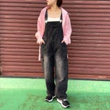 ブラック | デニムカーゴサロペット | non-hedge