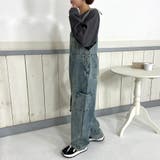 デニムカーゴサロペット | non-hedge | 詳細画像10