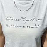 フレンチスリーブロゴTシャツ | non-hedge | 詳細画像22