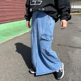 デニムカーゴラインスカート | non-hedge  | 詳細画像4 