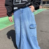デニムカーゴラインスカート | non-hedge  | 詳細画像5 