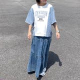 デニム切替ロゴプルオーバー | non-hedge | 詳細画像16