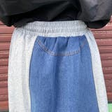デニム切替ラインスカート | non-hedge | 詳細画像14