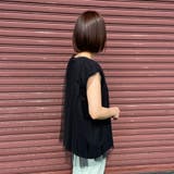 チュールノースリーブプルオーバー | non-hedge | 詳細画像19