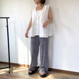 ナイロン風ボタンベスト | non-hedge  | 詳細画像11 