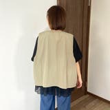 ナイロン風ボタンベスト | non-hedge  | 詳細画像20 