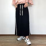 ブラック | カットラインスカート | non-hedge 