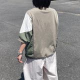 異素材切替ロゴプルオーバー | non-hedge | 詳細画像5