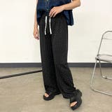 ストーン楊柳ワイドパンツ | non-hedge | 詳細画像1