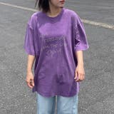 パープル | ピグメントロゴTシャツ | non-hedge