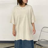 ベージュ | ピグメントロゴTシャツ | non-hedge