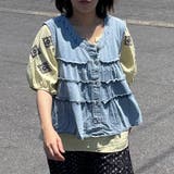 デニムフリルベスト | non-hedge | 詳細画像11