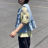 デニムフリルベスト | non-hedge | 詳細画像12