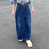 パールデニムコクーンスカート | non-hedge  | 詳細画像1 