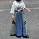 デニム切替ラインスカート2 | non-hedge | 詳細画像17