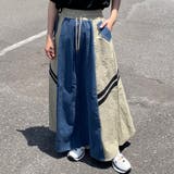 デニム切替ラインスカート2 | non-hedge | 詳細画像20