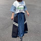 デニム切替ラインスカート2 | non-hedge | 詳細画像6