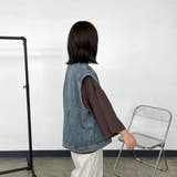 ノーカラーデニムベスト | non-hedge | 詳細画像16