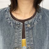 ノーカラーデニムベスト | non-hedge | 詳細画像18