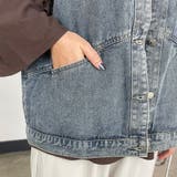 ノーカラーデニムベスト | non-hedge | 詳細画像21