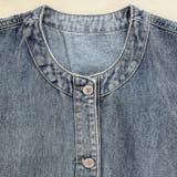 ノーカラーデニムベスト | non-hedge | 詳細画像24