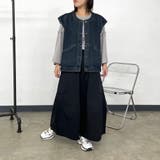 ノーカラーデニムベスト | non-hedge | 詳細画像10