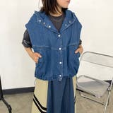 デニムフードベスト | non-hedge  | 詳細画像1 