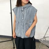デニムフードベスト | non-hedge  | 詳細画像16 