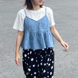 デニムキャミビスチェTシャツセット | non-hedge  | 詳細画像11 