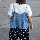 デニムキャミビスチェTシャツセット | non-hedge  | 詳細画像15 