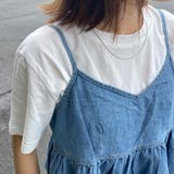 デニムキャミビスチェTシャツセット | non-hedge  | 詳細画像16 