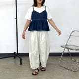 デニムキャミビスチェTシャツセット | non-hedge  | 詳細画像28 
