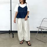 デニムキャミビスチェTシャツセット | non-hedge  | 詳細画像29 