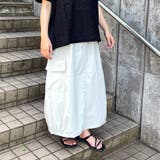 裾ゴムカーゴスカート | non-hedge | 詳細画像3